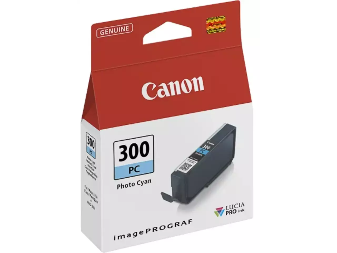 170008440976.webp 4197C001 CANON PFI300PC IPF Inkt foto cyaan 14,4ml - Afbeelding 1