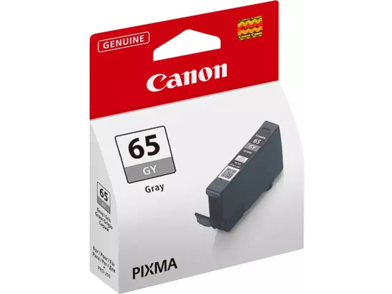 170008440985.webp 4219C001 CANON CLI65GY Pixma Inkt grijs 12,6ml - Afbeelding 1