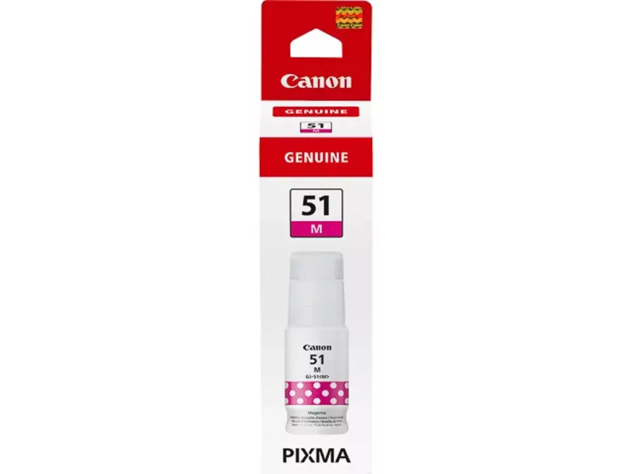 170008440991.webp 4547C001 CANON GI51M Pixma Inkt magenta 7700pagina's 70ml - Afbeelding 1