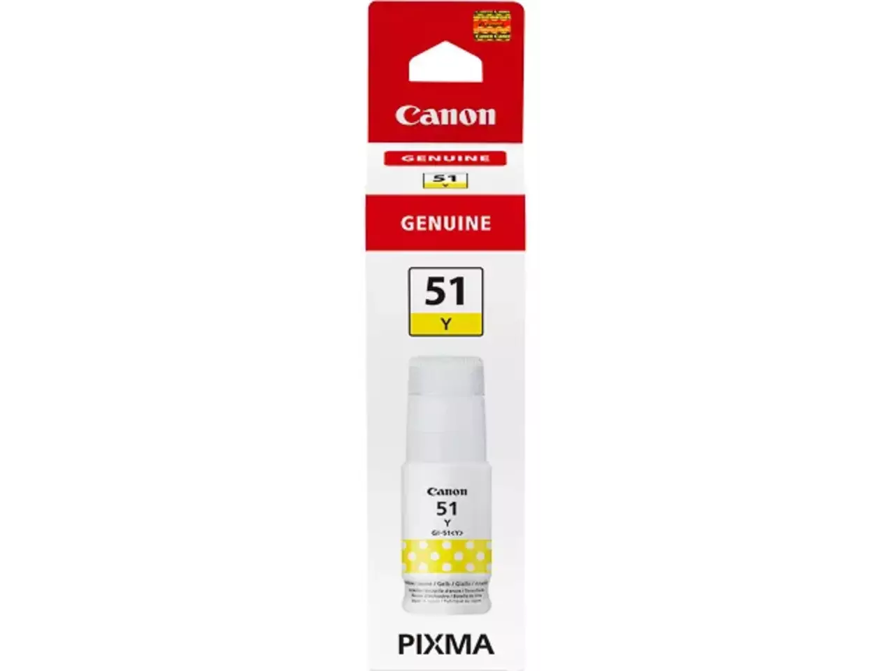 170008440992.webp 4548C001 CANON GI51Y Pixma Inkt geel 7700pagina's 70ml - Afbeelding 1