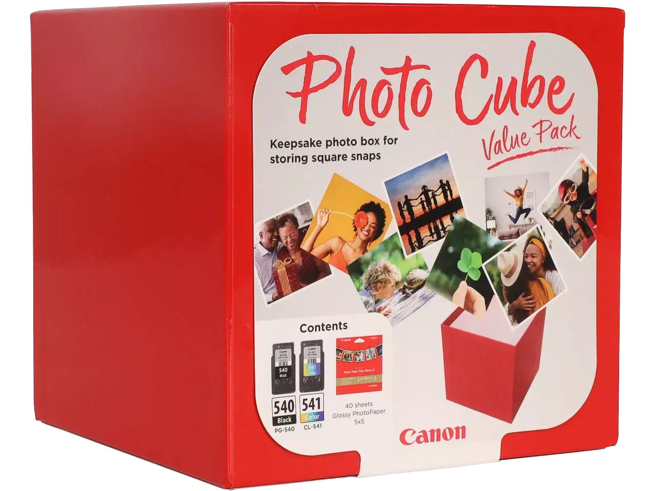 170008441088.webp 5225B012 CANON PG540/CL541+PP201 Photo Cube Inkt+Fotopapier (2) Value 40 - Afbeelding 1