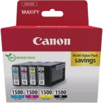 9218B006 CANON PGI1500 Maxify MB Inkt (4) cmyk ST w/o SEC Cardboard