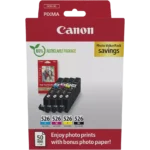 4540B019 CANON CLI526 Pixma Inkt+Fotopapier (4) cmyk w/o SEC 4x9ml