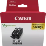 4529B017 CANON PGI525PGBK Pixma Inkt (2) zwart w/o SEC Cardboard 2x19ml