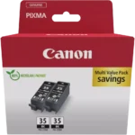 1509B029 CANON PGI35 Pixma Inkt (2) zwart w/o SEC 2x191pagina's Cardboard
