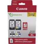 8286B012 CANON PG545XL+CL546XL+GP501 Pixma MG Inkt+Fotopapier (2) zwart-kleur