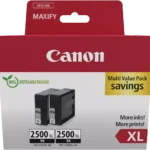 9254B011 CANON PGI2500XL Maxify MB Inkt (2) zwart HC 2x2500pagina's Cardboard