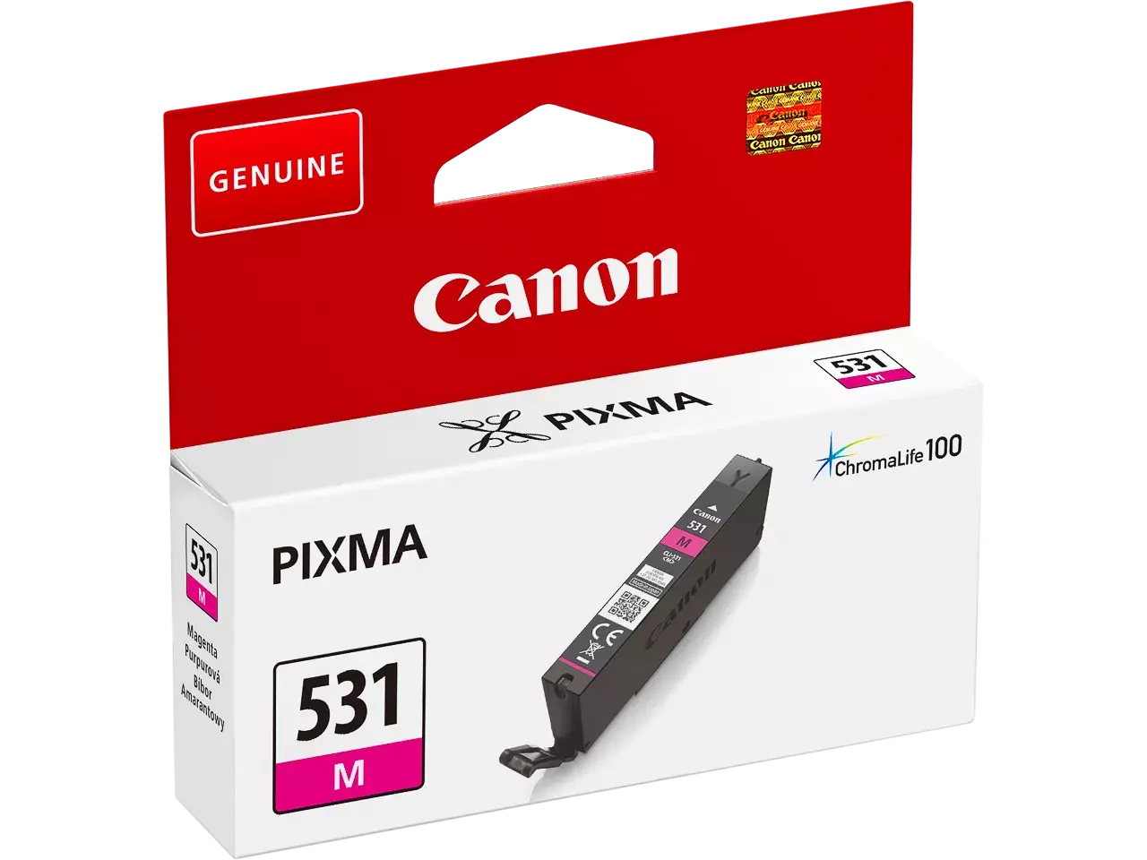 170008441166.webp 6120C001 CANON CLI531M TS Inkt magenta 8,2ml - Afbeelding 1
