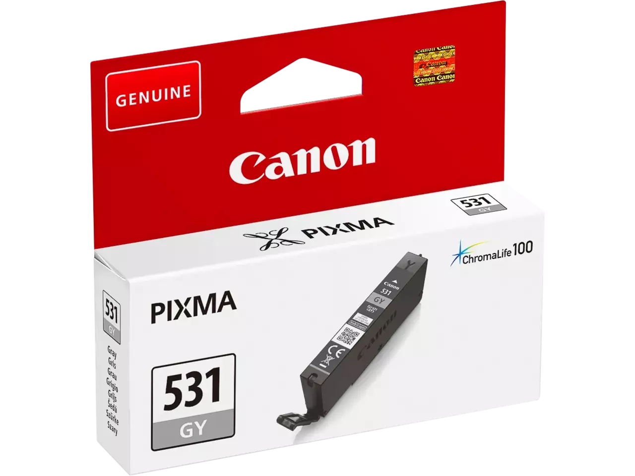 170008441168.webp 6122C001 CANON CLI531GY TS Inkt grijs 8,2ml - Afbeelding 1