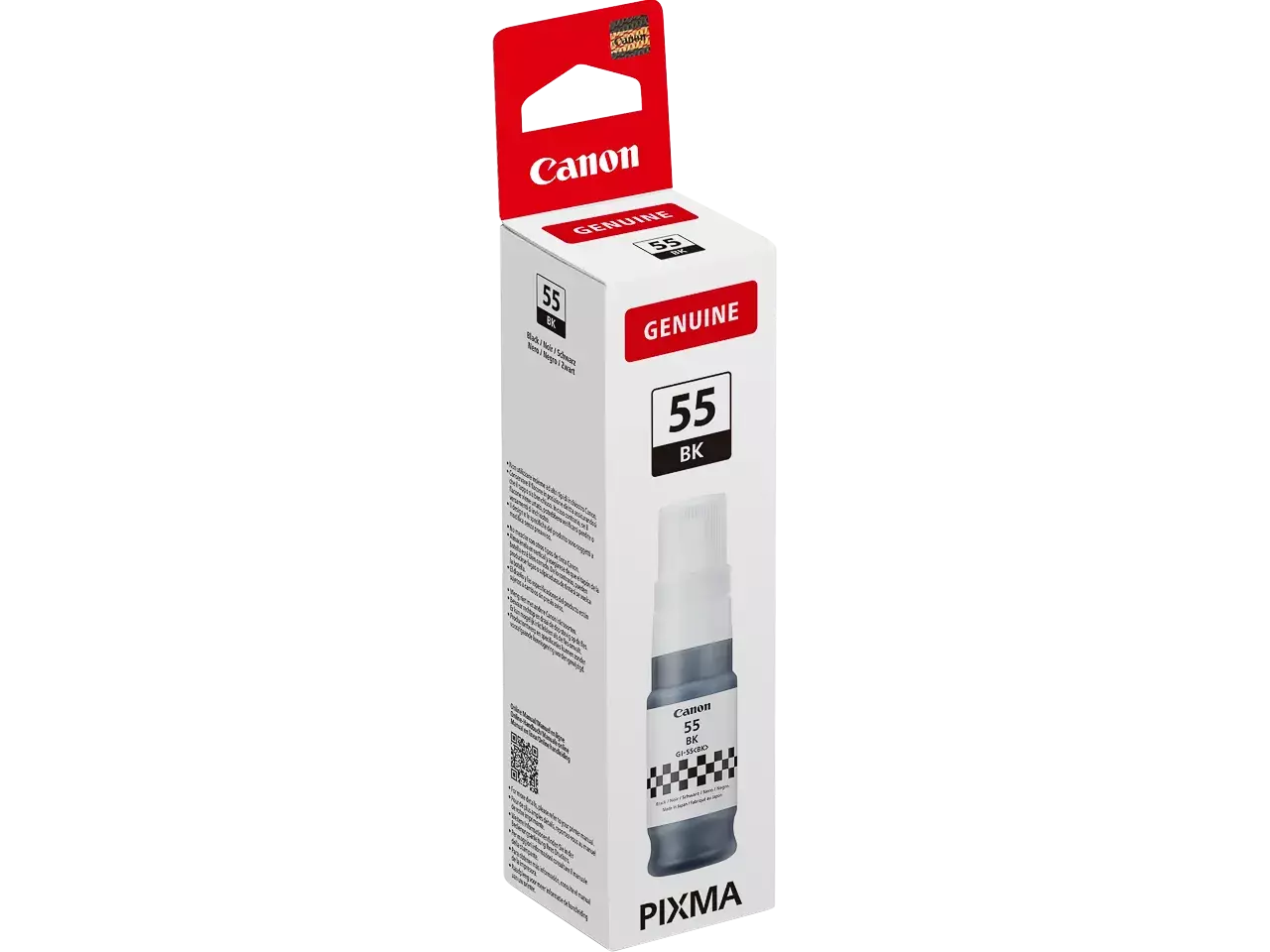 170008441172.webp 6292C001 CANON GI55BK GX Inkt zwart 3000 pagina's 70ml - Afbeelding 1