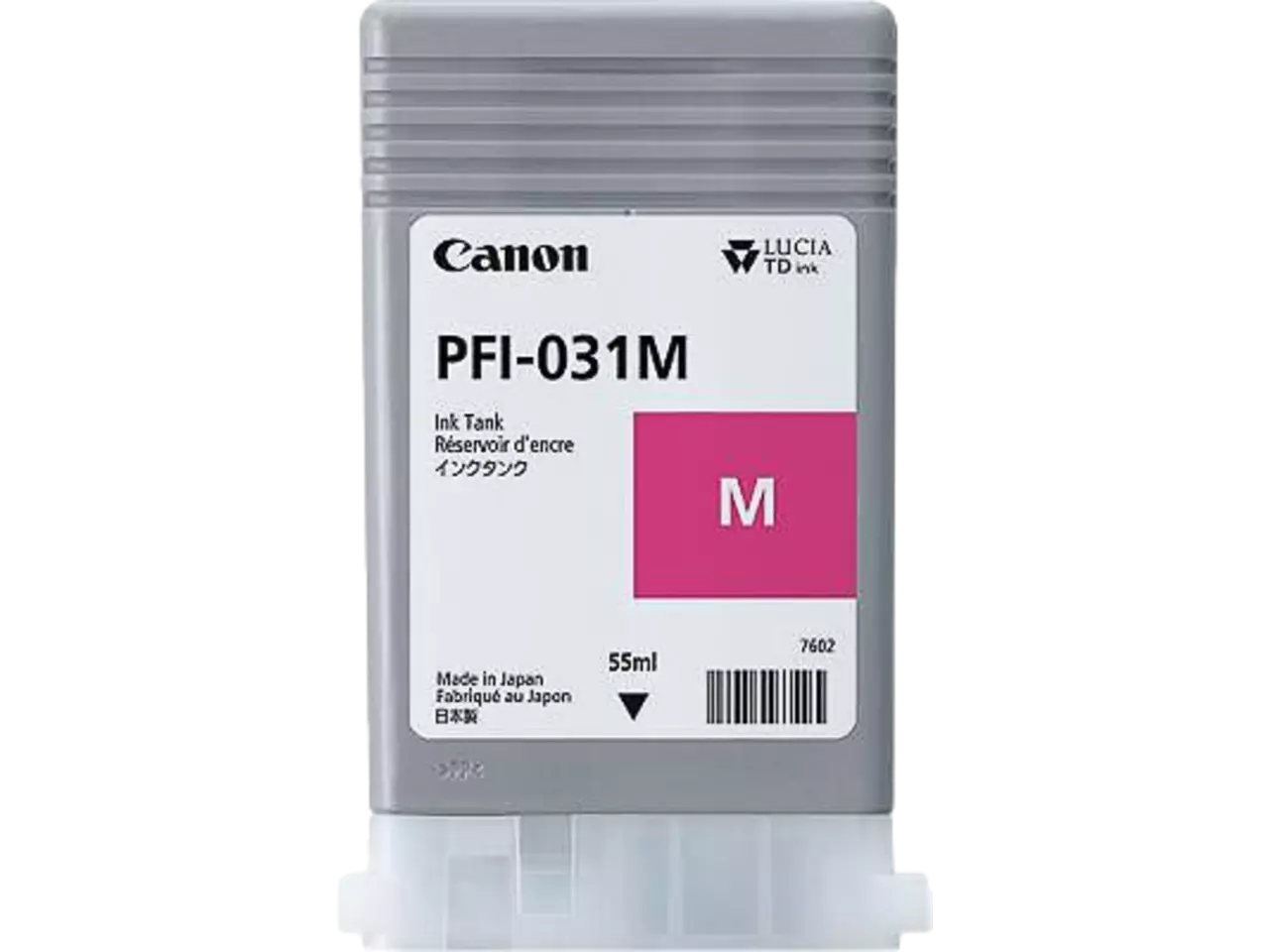 170008441183.webp 6265C001 CANON PFI031M IPF Inkt magenta 55ml - Afbeelding 1