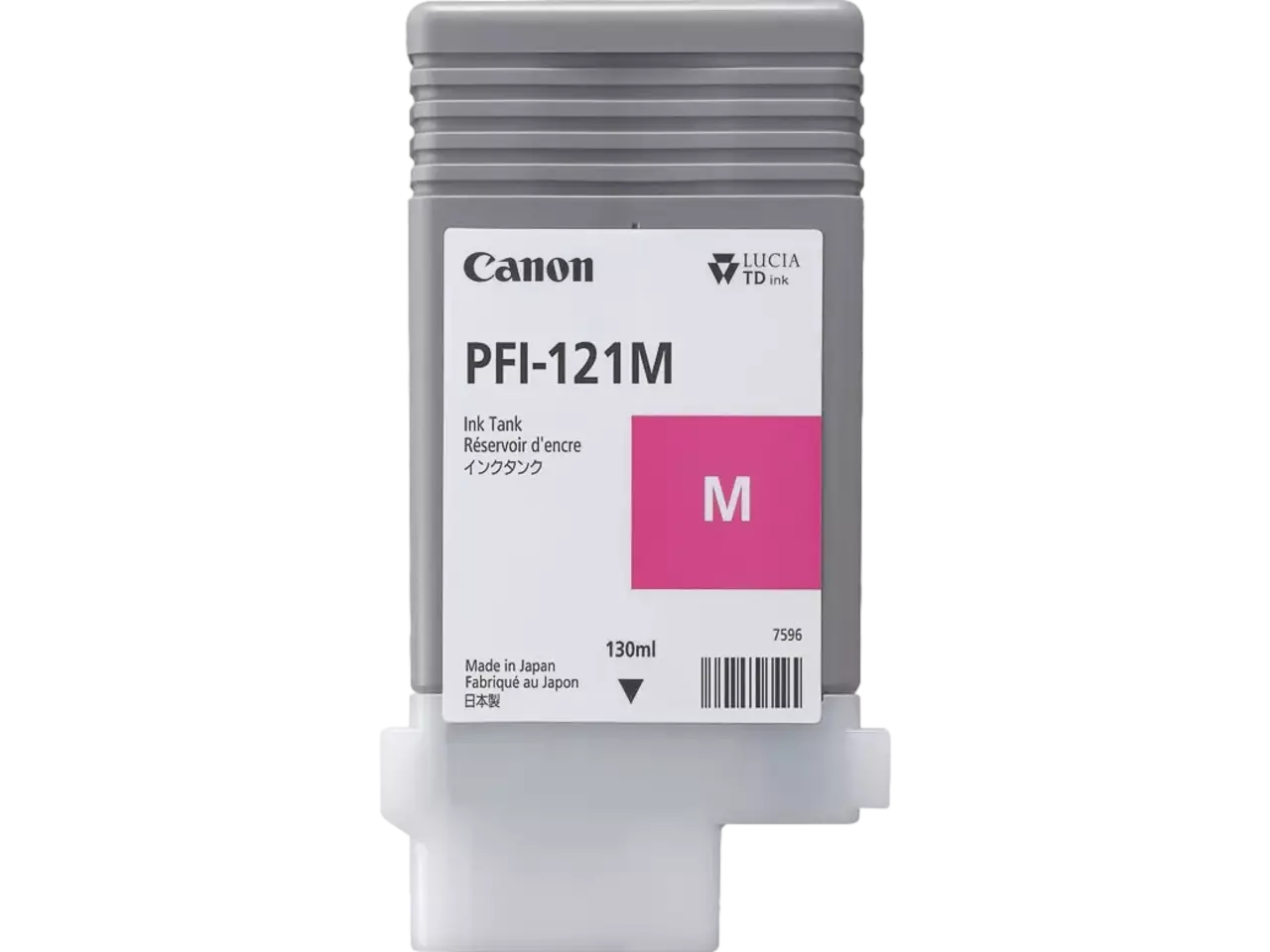 170008441184.webp 6267C001 CANON PFI121M IPF Inkt magenta 130ml - Afbeelding 1