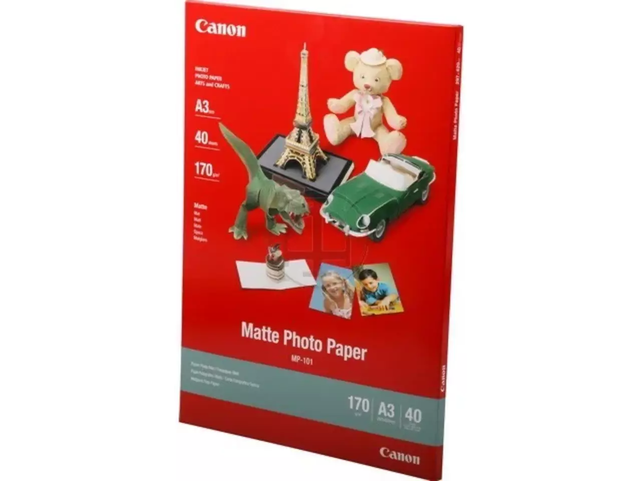 800008440013.webp 7981A008 CANON Fotopapier A3 (297x420mm) 40vel wit MP101 170gr mat - Afbeelding 1