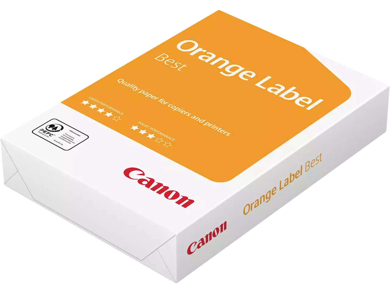 800008440094.webp 97004124 CANON Orange Label Standard Kopieerpapier 500vel wit PEFC 80gr - Afbeelding 1