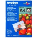 BP71GA4 BROTHER Fotopapier A4 (210x297mm) 20vel wit 260gr glossy