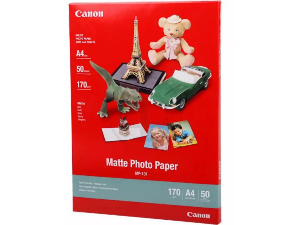 802008440013.webp 7981A005 CANON Fotopapier A4 (210x297mm) 50vel wit MP101 170gr mat - Afbeelding 1