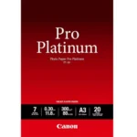 2768B017 CANON Fotopapier A3 (297x420mm) 20vel wit PT101 300gr glossy