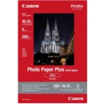 1686B072 CANON Plus Fotopapier 10x15cm 5 vel wit SG201 Zijdeglans