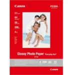0775B082 CANON Fotopapier A4 (210x297mm) 20vel wit GP501 200gr glossy