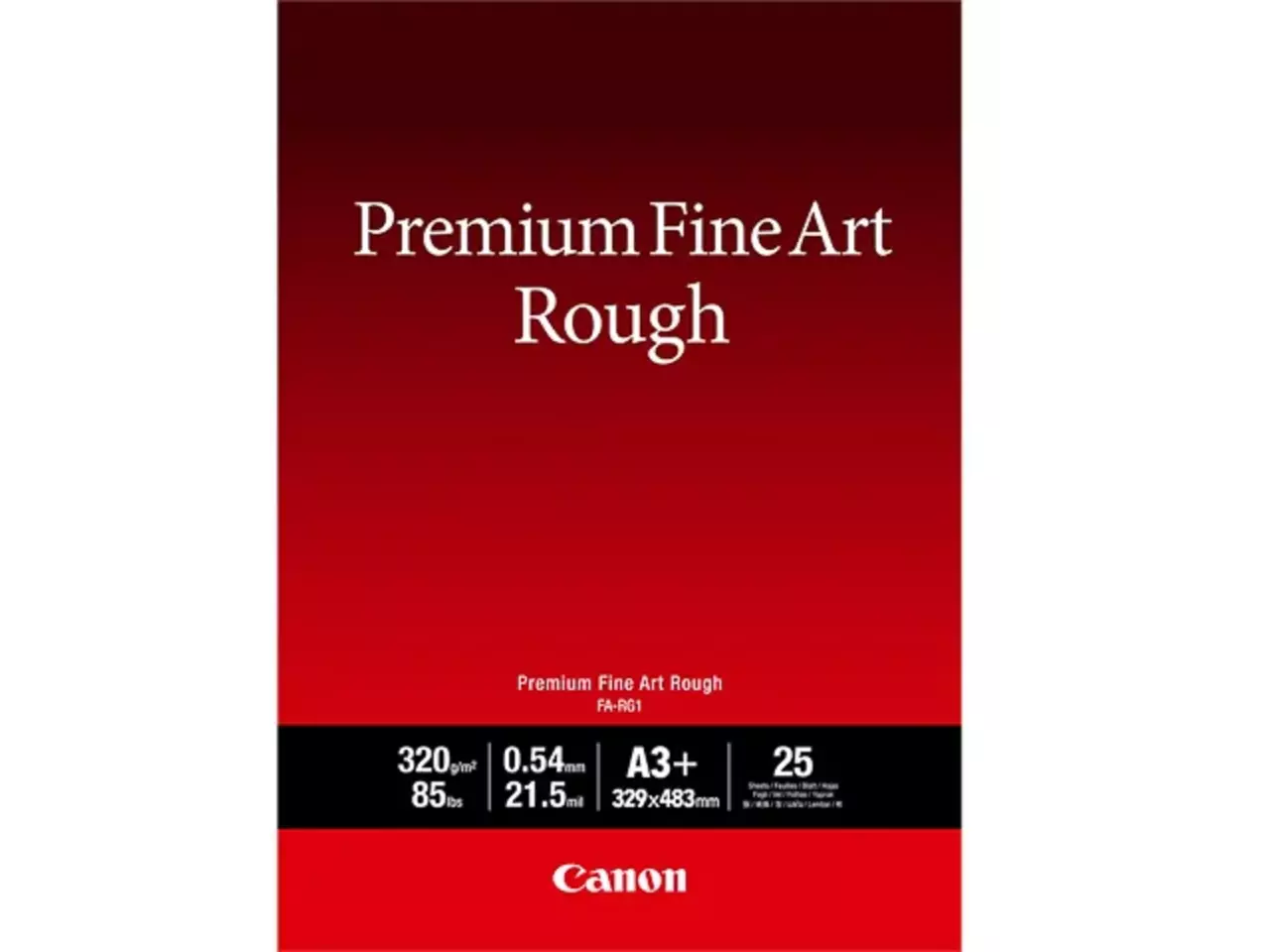 802008440139.webp 4562C004 CANON Fotopapier A3+ (330x483mm) 25vel wit FA-RG1 320gr - Afbeelding 1