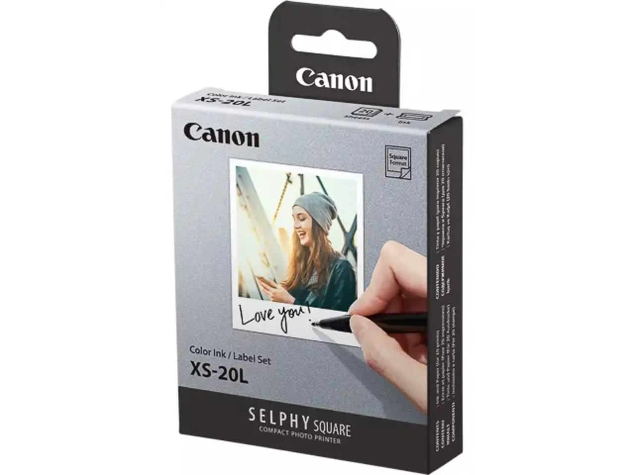 802008440143.webp 4119C002 CANON XS20L Square QX10 Papier+Lint cmy - Afbeelding 1