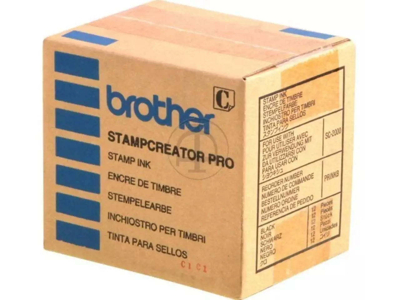 906005440029.webp PR-INKB BROTHER SC2000 stamp ink black 20ml refill - Afbeelding 1