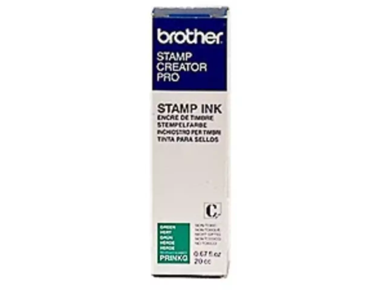 906005440031.webp PR-INKG BROTHER SC2000 stamp ink green 20ml refill - Afbeelding 1
