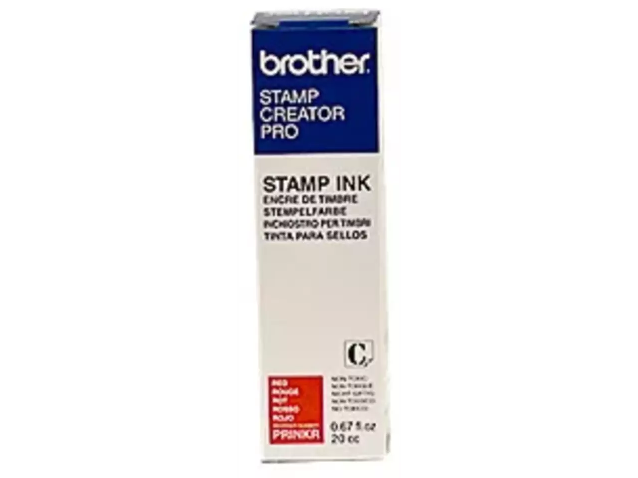 906005440032.webp PR-INKR BROTHER SC2000 stamp ink red 20ml refill - Afbeelding 1