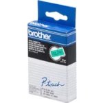 TC791 BROTHER PT Labeltape 9mm groen zwart 7,7 meter gelamineerd