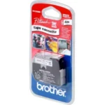 MK231SBZ BROTHER PT Labeltape 12mm wit zwart 4 meter niet gelamineerd