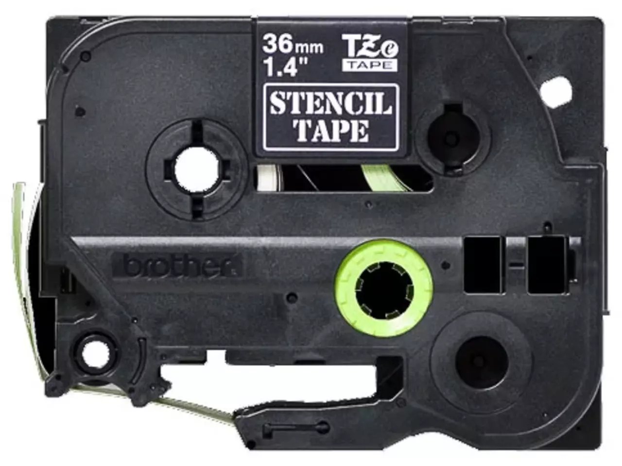 914005440755.webp STE161 BROTHER PTOUCH STENCIL 36mm stamp stencil 3m non-laminated - Afbeelding 1