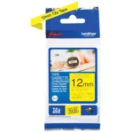 TZE631S BROTHER PTOUCH 12mm YELLOW-BLK tape 4m laminated