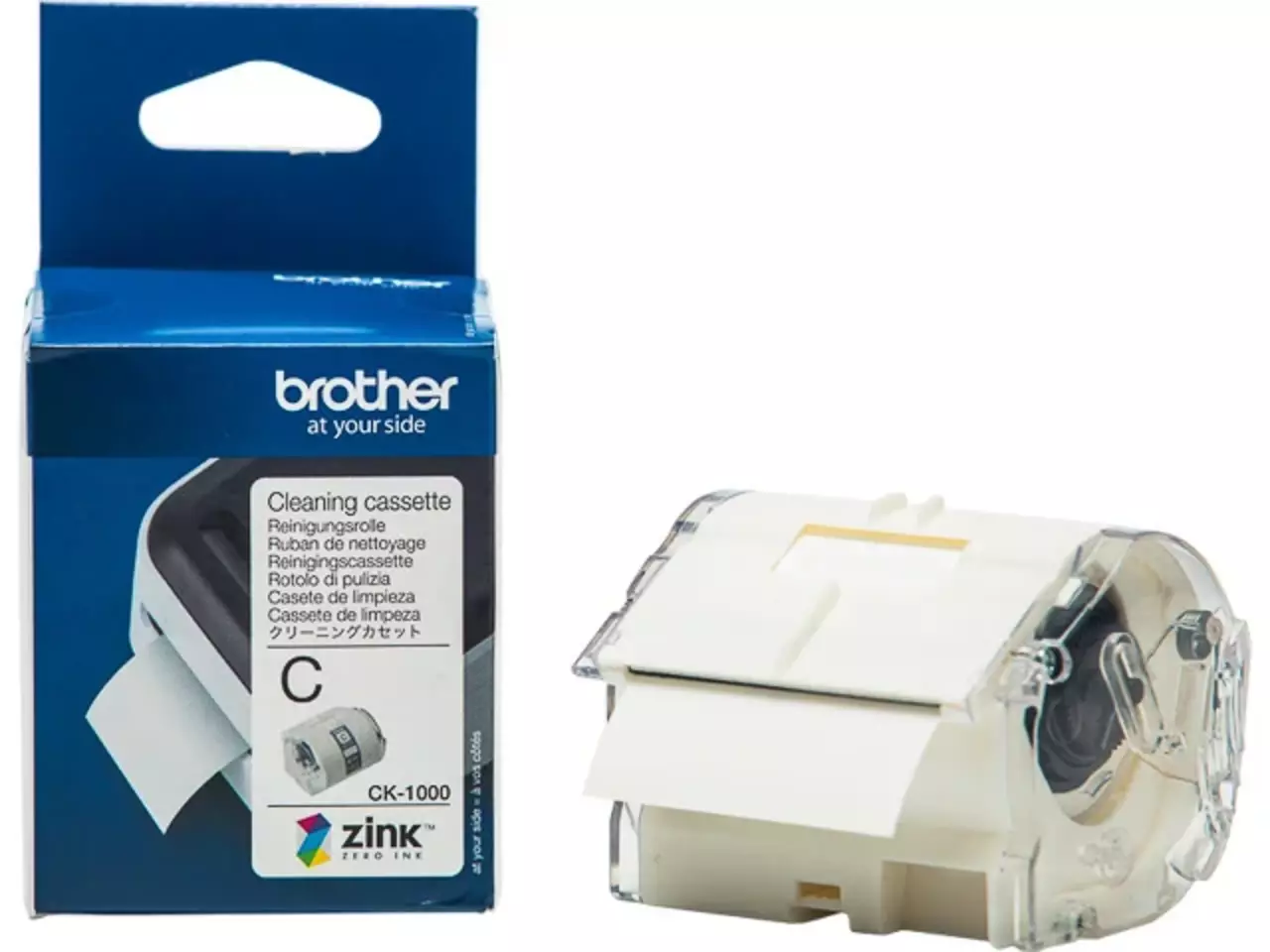 914005440912.webp CK1000 BROTHER PT CLEANING ROLL 2mx50mm - Afbeelding 1