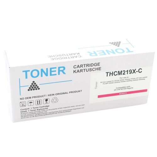 Deze HP 219X high-capacity magenta LaserJet-tonercartridge is een betrouwbaar alternatief voor levendige afdrukken tot 2500 pagina’s. Geschikt voor diverse HP