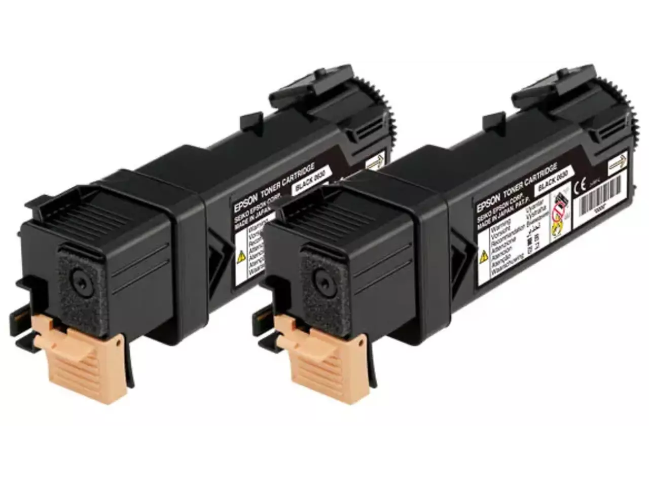 120015440207.webp C13S050631 EPSON AL Toner (2) zwart 2x3000pagina's - Afbeelding 1