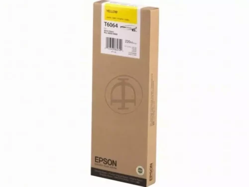 De Epson inktpatroon Yellow T606400 220 ml levert levendige gele afdrukken met pigmentinkt voor professionele resultaten. Dankzij de enkele verpakking