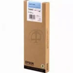 De Epson inktpatroon Light Cyan T606500 220 ml biedt hoogwaardige pigmentinkt voor haarscherpe en duurzame afdrukken. Deze enkele verpakking is