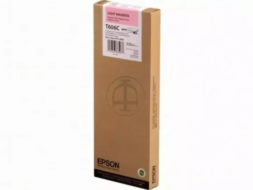De Epson inktpatroon Light Magenta T606C00 van 220 ml is een losse pigmentinktcartridge voor heldere, professionele afdrukken. Deze cartridge is