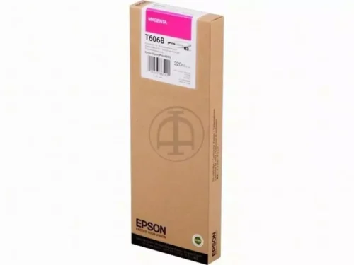 De Epson inktpatroon Magenta T606B00 220 ml levert levendige, nauwkeurige magentatinten voor professionele afdrukken. Deze pigmentinkt in enkele verpakking is
