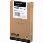 C13T603100 EPSON ST PRO Inkt foto zwart HC 220ml