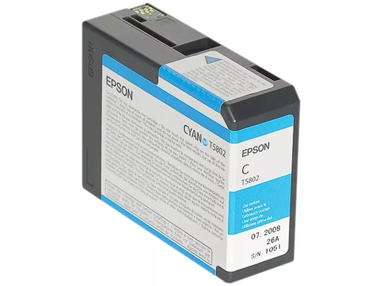 170015440476.webp C13T580200 EPSON T8502 ST PRO Inkt cyaan 80ml - Afbeelding 1