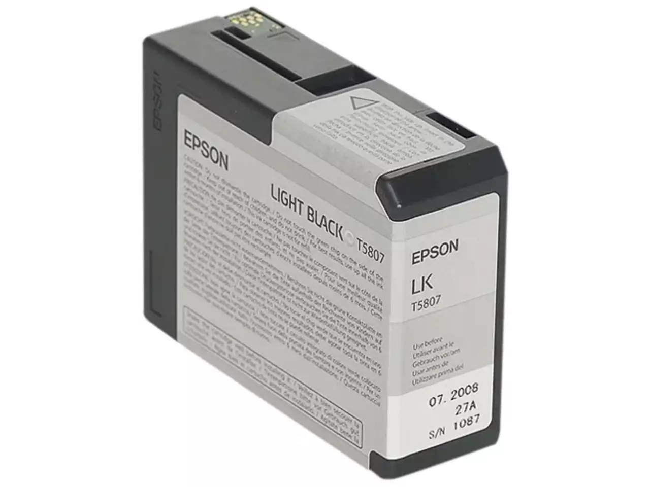 170015440477.webp C13T580700 EPSON T8507 ST PRO Inkt lichtzwart 80ml - Afbeelding 1