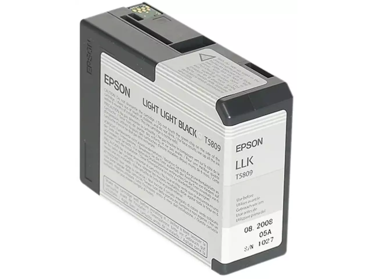 170015440482.webp C13T580900 EPSON T5809 ST PRO Inkt licht lichtzwart 80ml - Afbeelding 1