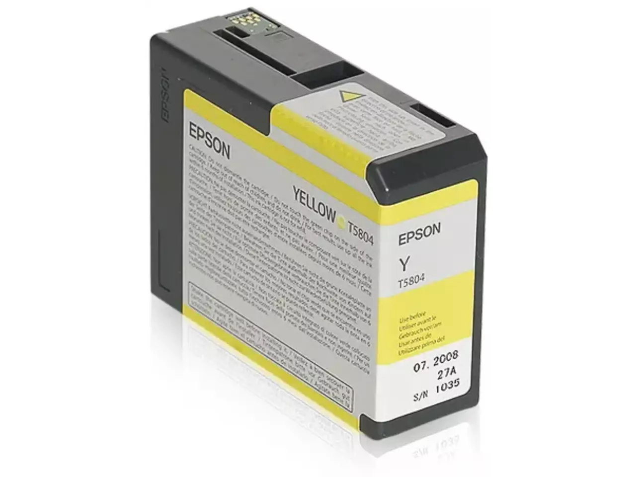 170015440484.webp C13T580400 EPSON T5804 ST PRO Inkt geel 80ml - Afbeelding 1