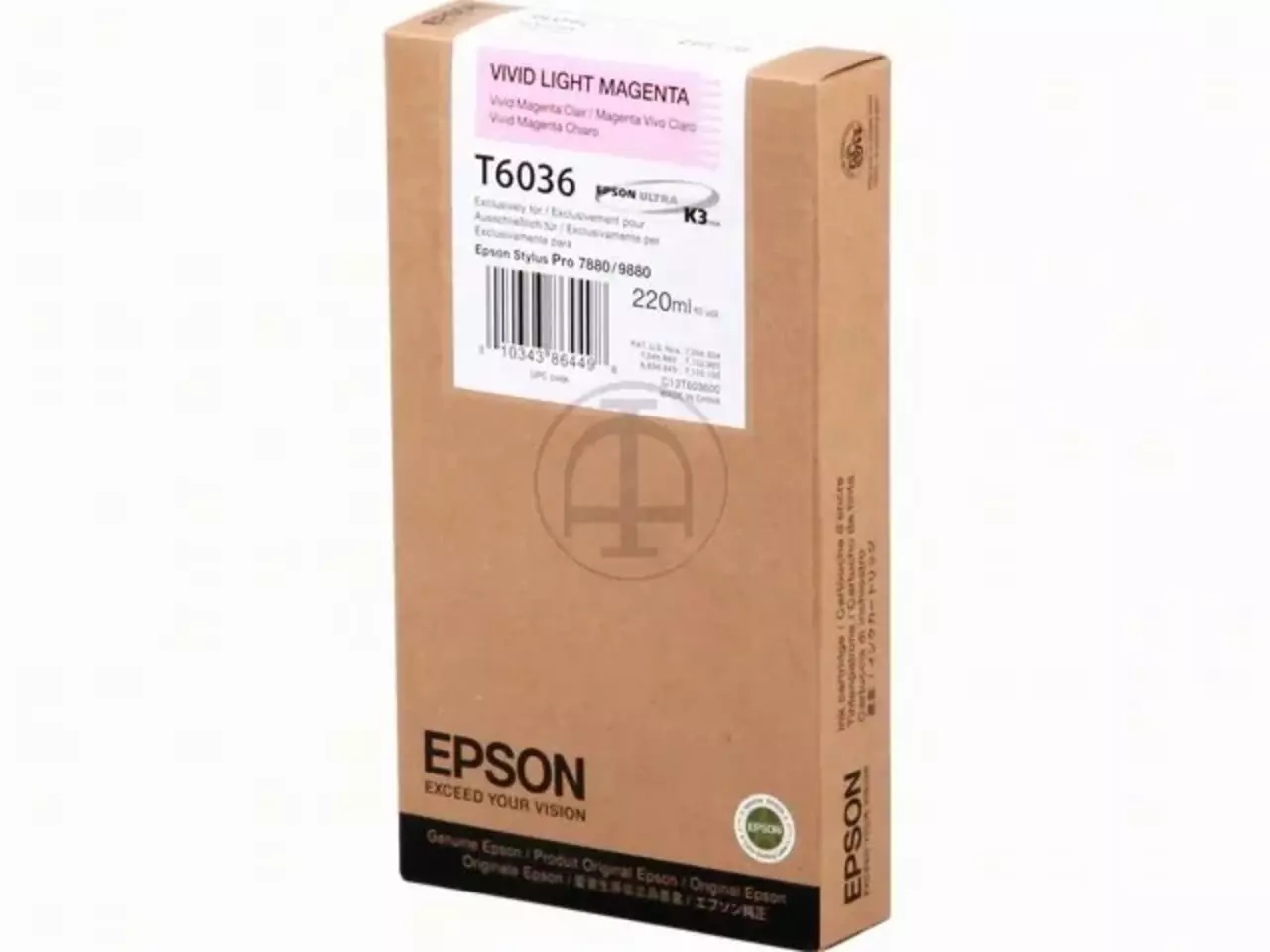 170015440498.webp C13T603600 EPSON ST PRO Inkt licht mag vivid 220ml - Afbeelding 1