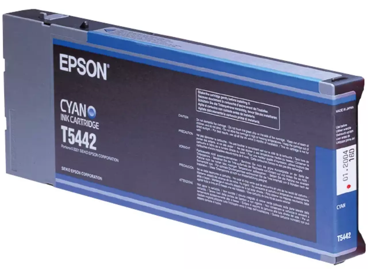 170015440505.webp C13T614200 EPSON ST PRO Inkt cyaan HC 220ml - Afbeelding 1