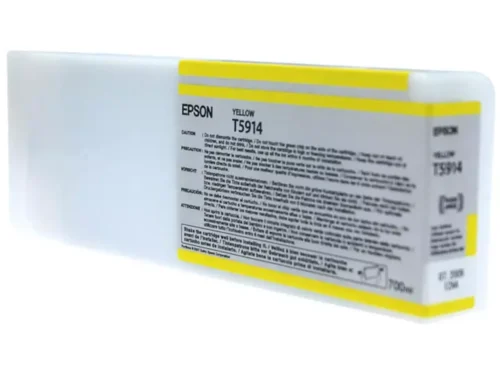 De Epson inktpatroon Yellow T591400 levert hoogwaardige pigmentinkt in helder geel, ideaal voor nauwkeurige en levendige afdrukken. Deze enkele verpakking