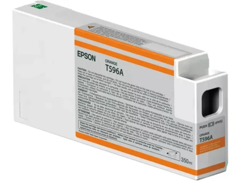 De Epson inktpatroon Orange T596A00 UltraChrome HDR 350 ml is een pigmentgebaseerde oranje inktcartridge voor professionele Epson-printers. Met 350 ml