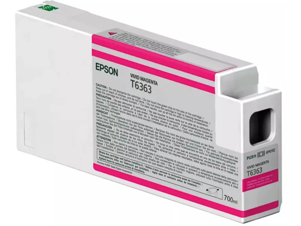 170015440600.webp C13T636300 EPSON ST PRO Inkt magenta vivid 700ml - Afbeelding 1