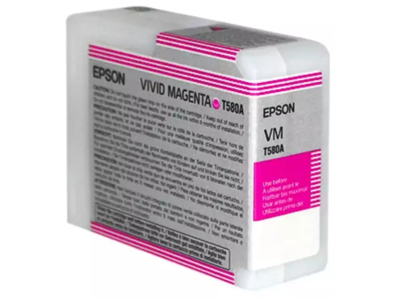 170015440610.webp C13T580A00 EPSON ST PRO Inkt magenta vivid 80ml - Afbeelding 1